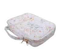 UTHCLO Women's Bible Storage Bag Handled Chinese Style Pouch Quilted Protective Cover for Sacred Texts and Scriptures Organizer