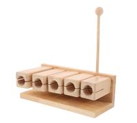 UTHCLO Wood Rhythm Block with Mallet Wooden Percussion Instrument for Adults Educational Early Learning Musical for Montessori Orff Music Classes and Family Bonding