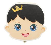 UTHCLO Wooden Baby Keepsake Tooth Box with Alloy Details for Newborns and Infants Safe Children's Storage Container Featuring Individual Slots for Teeth Simple and Delicate Design