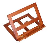 UTHCLO Wooden Bible Stand and Sturdy Frame with Foldable Structure Carved Elegant Book Holder Wide and Thick Support Panel for Stable Reading for Churches and Daily Reflections