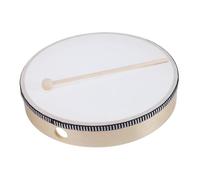 UTHCLO Wooden Hand Drum with Drumsticks, Versatile Use and Comfortable Experience, Beige Frame Drum for Singing, Dancing, Music Lessons, and Performance, Adult Percussion Instrument