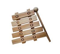 UTHCLO Wooden Knocking Xylophone Toy for Kids Unfinished Diy Painting Craft Educational Musical Instrument for Toddlers for Art Projects and Creative Play