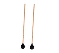 UTHCLO Wooden Marimba Mallets with Wool Yarn Wrap Lightweight Percussion Instrument Accessories for Tongue Drum and Marimba Comfortable Grip Drumsticks for Resonant Sound and Practical