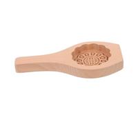 UTHCLO Wooden Moon Cake Mold DIY Baking Tool for Pastries Household Kitchen Baking Supply with Floral Pattern Cavity Cake Mould for Party and Use