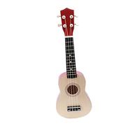 UTHCLO Wooden Ukulele for Solid Burlywood Musical Instrument Vintage Style Acoustic Guitar Model Early Educational Music for Beginners Age