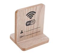 UTHCLO Wooden Wifi Password Sign with Elegant Design for Hotel and Guest Room, Convenient Display Board with Versatile Use for Home and Business Table Wifi Password Board
