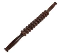 UTHCLO Wooden Yoga Massage Stick Handheld Muscle Relaxer Roller for Back Neck Shoulder Therapy Lightweight Portable Body Roller for Yoga Pilates and Travel
