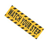 UTHCLO Yellow Anti Slip Caution Sign Pvc Floor Decals Stickers with Water Resistance and Warning Signs for Homes and Outdoor Safety