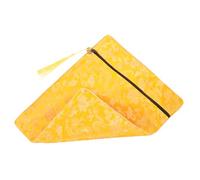 UTHCLO Yellow Fabric Scripture Storage Bag with Dragon Pattern Multipurpose Religious Texts Holder Portable Document Organizer and Bible Cover for Travel and Daily Use