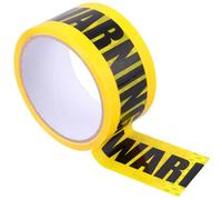 UTHCLO Yellow Warning Tape Self Adhesive Safety Tape with Industrial Strength Adhesive and Bopp Material for Walls and Floors at Construction Sites