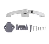 UTHCLO Zinc Alloy Rv Button Catch Lock Keyless Push Button Cabinet Catch for Wall Cupboard Multipurpose Use Practical Lightweight Door Handle Lock