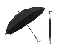 UTHDLM Windproof Walking Cane/Stick Umbrella, 8-Rib Reinforced Frame, Sun & Rain Protection, Anti-Slip, Large Windproof Strong, Men’s & Women’s Mobility Umbrella
