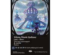 Uthros, Titanic Godcore (Borderless Viewport Galaxy Foil) | Edge of Eternities