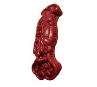 UTHTY Natural Cinnabar Bracelet Feng Shui Charms for Jewelry Making Natural Cinnabar Ruyi Pixiu Accessories Meditation Ornament Charms for Necklace Bracelet Jewelry Making Craft,Small (Size : L)