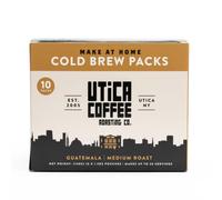 Utica Coffee Roasting Co.®️ Cold Brew Steeping Pouches | 10 Count, 1.3 oz Pouches | Barista Quality Cold Brew At Home