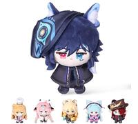UTIEHD Anime Game Character Plush Keychains, Cute 4 Inch Collectible Dolls, Compact Size for Backpack Bags and Keys for Fans