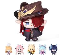 UTIEHD Anime Game Character Plush Keychains, Cute 4 Inch Collectible Dolls, Compact Size for Backpack Bags and Keys for Fans