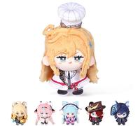 UTIEHD Anime Game Character Plush Keychains, Cute 4 Inch Collectible Dolls, Compact Size for Backpack Bags and Keys for Fans