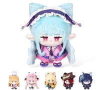 UTIEHD Anime Game Character Plush Keychains, Cute 4 Inch Collectible Dolls, Compact Size for Backpack Bags and Keys for Fans