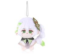 UTIEHD Genshin Impact Plush Keychains, Cute 4-Inch Collectible Doll - Compact Size for Bags and Keys for Fans (Nahida)