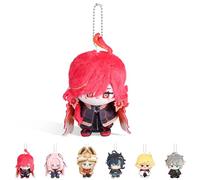 UTIEHD Genshin Impact Plush Keychains, Cute 4-Inch Collectible Doll - Compact Size for Bags and Keys for Fans (Mavuika)