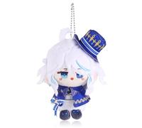 UTIEHD Genshin Impact Plush Keychains, Cute 4-Inch Collectible Doll - Compact Size for Bags and Keys for Fans (Furina)