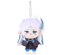 UTIEHD Genshin Impact Plush Keychains, Cute 4-Inch Collectible Doll - Compact Size for Bags and Keys for Fans (Neuvillette)