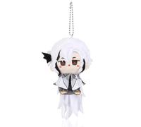 UTIEHD Genshin Impact Plush Keychains, Cute 4-Inch Collectible Doll - Compact Size for Bags and Keys for Fans (Arlecchino)