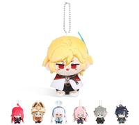 UTIEHD Genshin Impact Plush Keychains, Cute 4-Inch Collectible Doll - Compact Size for Bags and Keys for Fans (Kaveh)