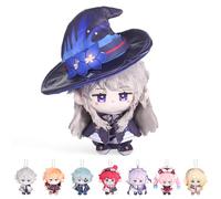 UTIEHD Honkai Star Rail Plush Keychains, Cute 4 Inch Collectible Dolls, Compact Size for Bags and Keys for Fans (The Herta)