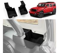 Utiiy Wheel Well Storage Box Fit for 2024 Jeep Wrangler JL Unlimited, Cargo Organizer Tray Trunk Side Storage Box Bin for Wrangler JL 4 Door Accessories, 2PCS(Left+Right)(Flocked)