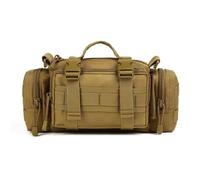 Utility 3P Military Tactical Duffle Waist Bags MOLLE Assault Shoulder Backpack Multifunction EDC Pouches Heavy Duty Fanny Packs(Brown)