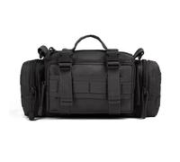 Utility 3P Military Tactical Duffle Waist Bags MOLLE Assault Shoulder Backpack Multifunction EDC Pouches Heavy Duty Fanny Packs(Black)