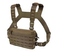 Utility Bag, 9.1 x 5.9 x 1.6 in / 23 x 15 x 4 cm Multipurpose Chest Pack with Modular Cut Webbing, Water-Repellent Chest Pack for Men, Training Vest Pouch for Outdoor Hunting Hiking Daily Commute