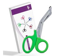 Utility Bandage Fire Rescue Tuff Cut Scissor First Aid Nurse Paramedic Trauma Shears First Aid Medical Scissors CE (Green 7.5)