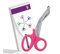 Utility Bandage Scissor Fire Rescue Tuff Cut Scissor First Aid Scissor Paramedic Trauma Shears First Aid Medical Scissors Nurse Scissor Nursing Scissor CE (Pink 7.5)
