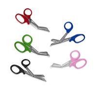 Utility Bandage Tuff Cut Scissor irst Aid Nurse Paramedic Emergency EMT Nursing Scissor Students Trauma Shears 5.5" & 7.5" Pack of 2 (Blue, 7.5" (pack of 2))