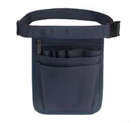 Utility Belt Bag With 8 Pockets Adjustable Waist Pack Professional Tool Organizer Storage Pouch For Nurses Workers Black(blue)