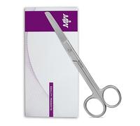 Utility Blunt Nursing Scissors First aid All-Purpose Instrument Sharp Blunt 15.5 cm Stainless Steel Dressing Scissor Autoclavable for Home Use