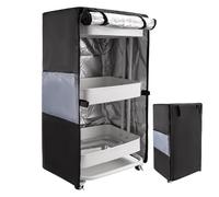 Utility Cart Cover 17"L x 13"W x 31"H, Dustproof Outdoor Trolley Protector