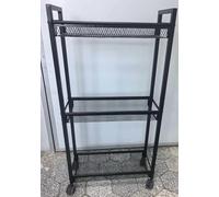 Utility Cart with Wheels, 3-Tier Rolling Storage Organizer for Kitchen, Bathroom, Office, Home and Garden