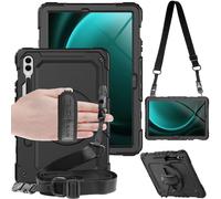 TECHGEAR UTILITY Case fits Samsung Galaxy Tab S10 Plus (S10+), S9 Plus, S9 FE Plus (S9 FE+) 12.4" Tough Rugged HEAVY DUTY Armour Shockproof Case with S-Pen Holder, 360 Stand, Hand & Shoulder Strap