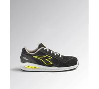 Diadora Men's Run NET AIRBOX Low S3 SRC Track Shoe, Black/Black, 10.5 UK