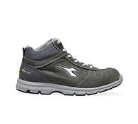 Utility Diadora Unisex Run MID S3 SRC ESD Low Work Shoes, Grigio Castello, 9.5 UK