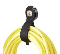 Utility Magnetic Hooks - Adjustable Nylon Strap Utility Hanger, Durable Wall Mount Hook, Strong Garage Workshop Organizer | Secure Cable Rope Water Pipe Equipment Mounts Storage Solution