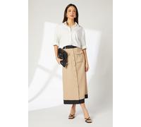 Utility Patch Pocket Skirt Principles Camel 10