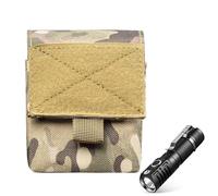 Utility Pouch - Long Lasting Durability, Utility Bag with Hook and Loop, Admin Pouch Dump Drop Poouch | Men Waist Bag Gadget Organizer for Phone Pack Nylon Poouch for Men Fishing Hiking, CP, Consulte