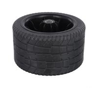 Utility PU Wheel For Camping Wagon For Shopping Cart And Baby Stroller With Dual Diameter Options And 8 Mm Axle Compatibility(10cm)