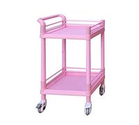 Utility Rolling Trolley Cart for Kitchen & Beauty Salon - Multi-Functional Hand Truck Storage Service Cart with Handle - Portable Ideal for Home & Salon Use
