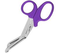 Utility Scissors 18cm Trauma Scissros, Tuff Cut Scissors, First Aid, Office, Home Plastic Handle Scissors (Purple)